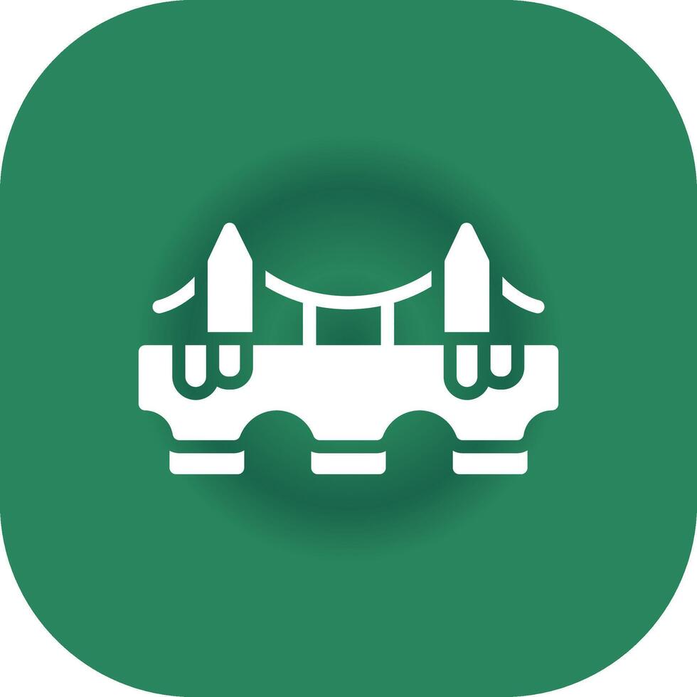 Bridge Creative Icon Design vector