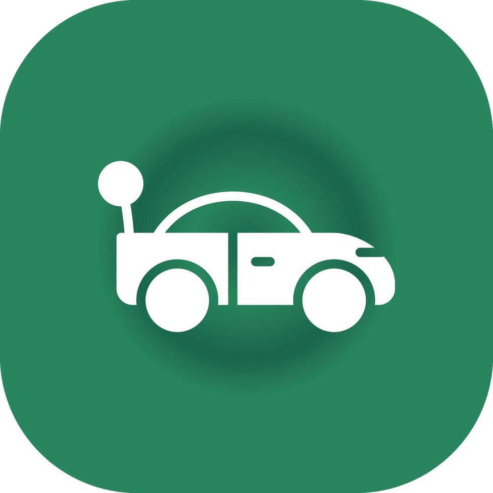 Glyph Round Corner Green Gradient vector
