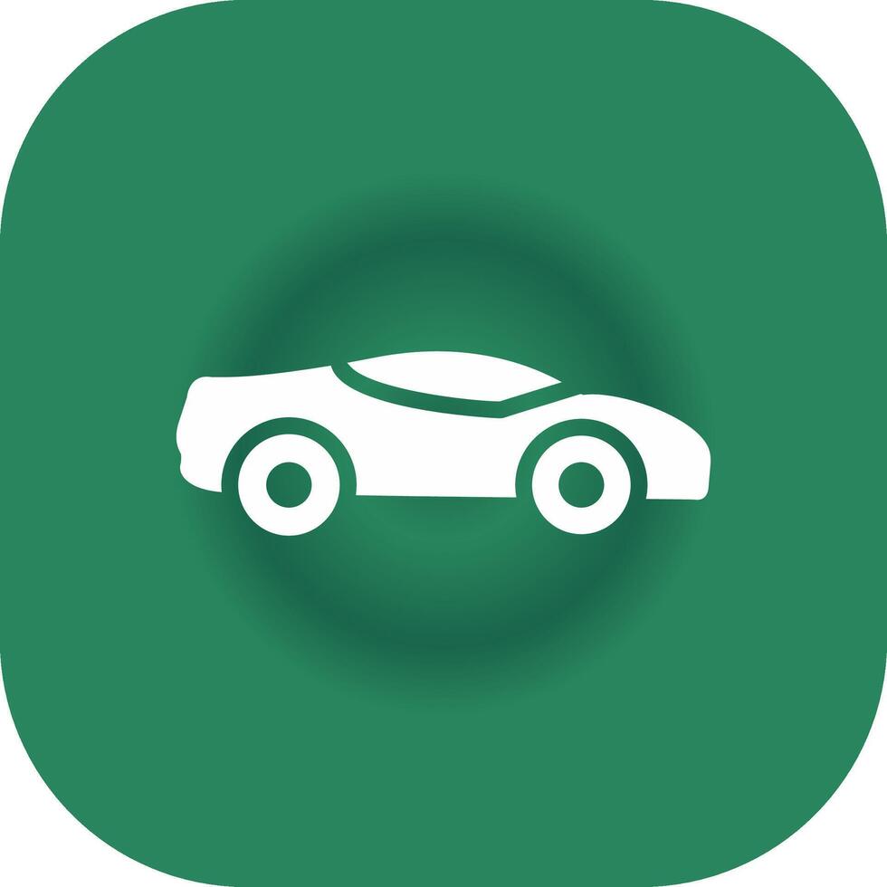 Sports Car Creative Icon Design vector