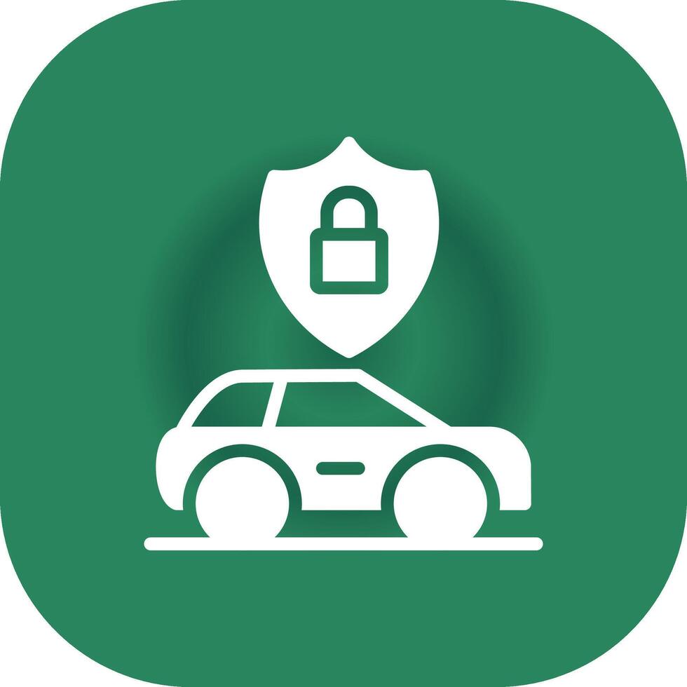 Anti Theft System Creative Icon Design vector