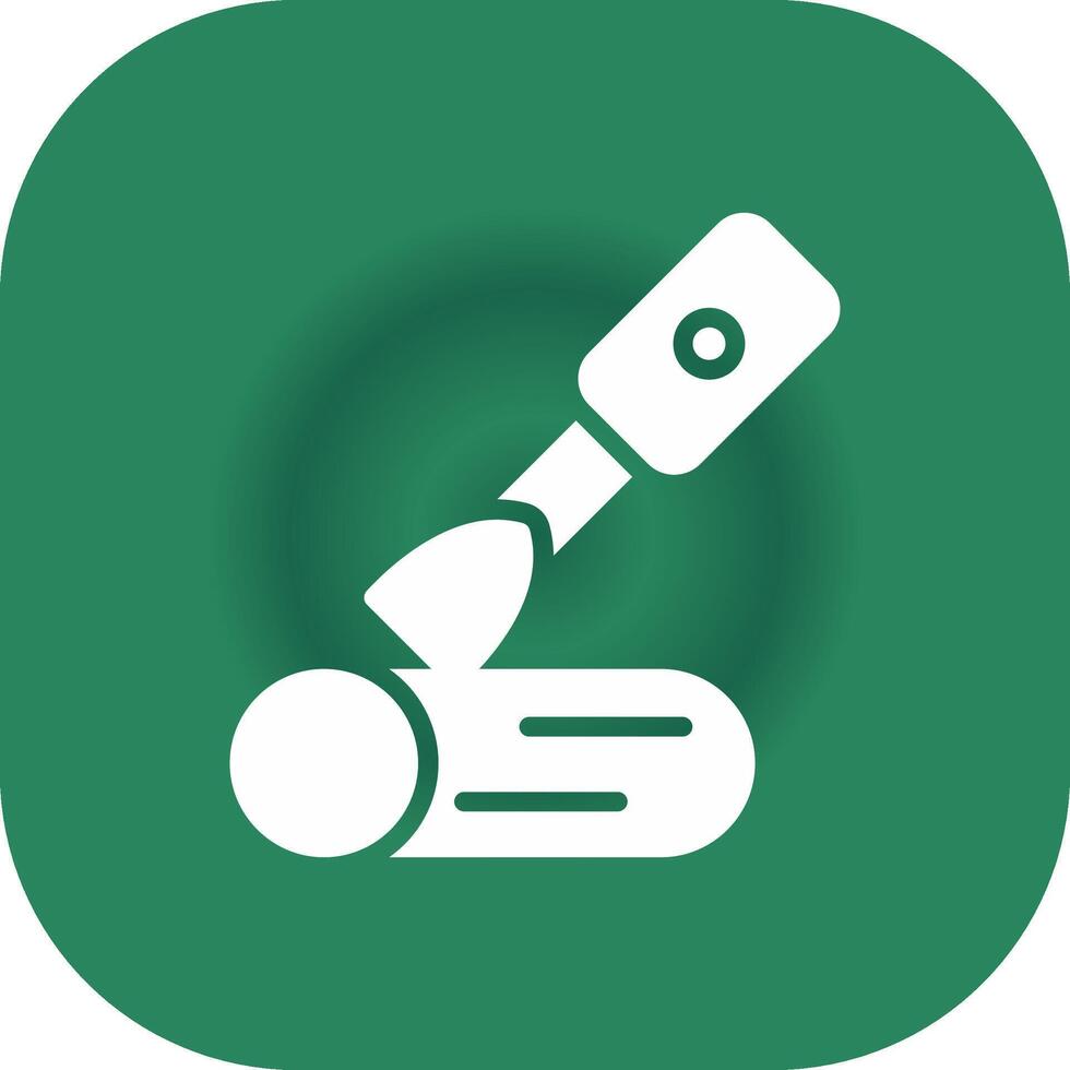 Wood Carving Creative Icon Design vector