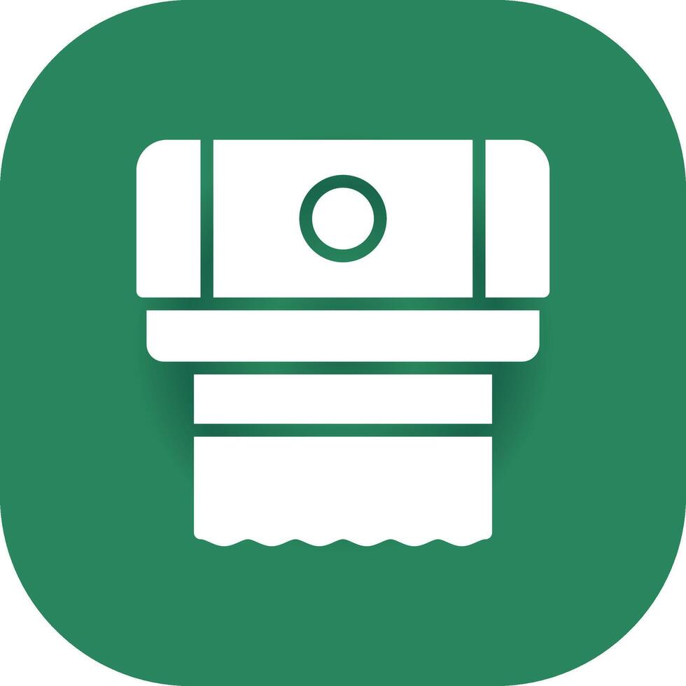 Paper Towel Creative Icon Design vector