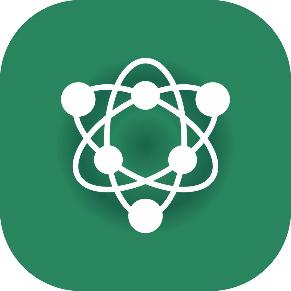 Atom Creative Icon Design vector