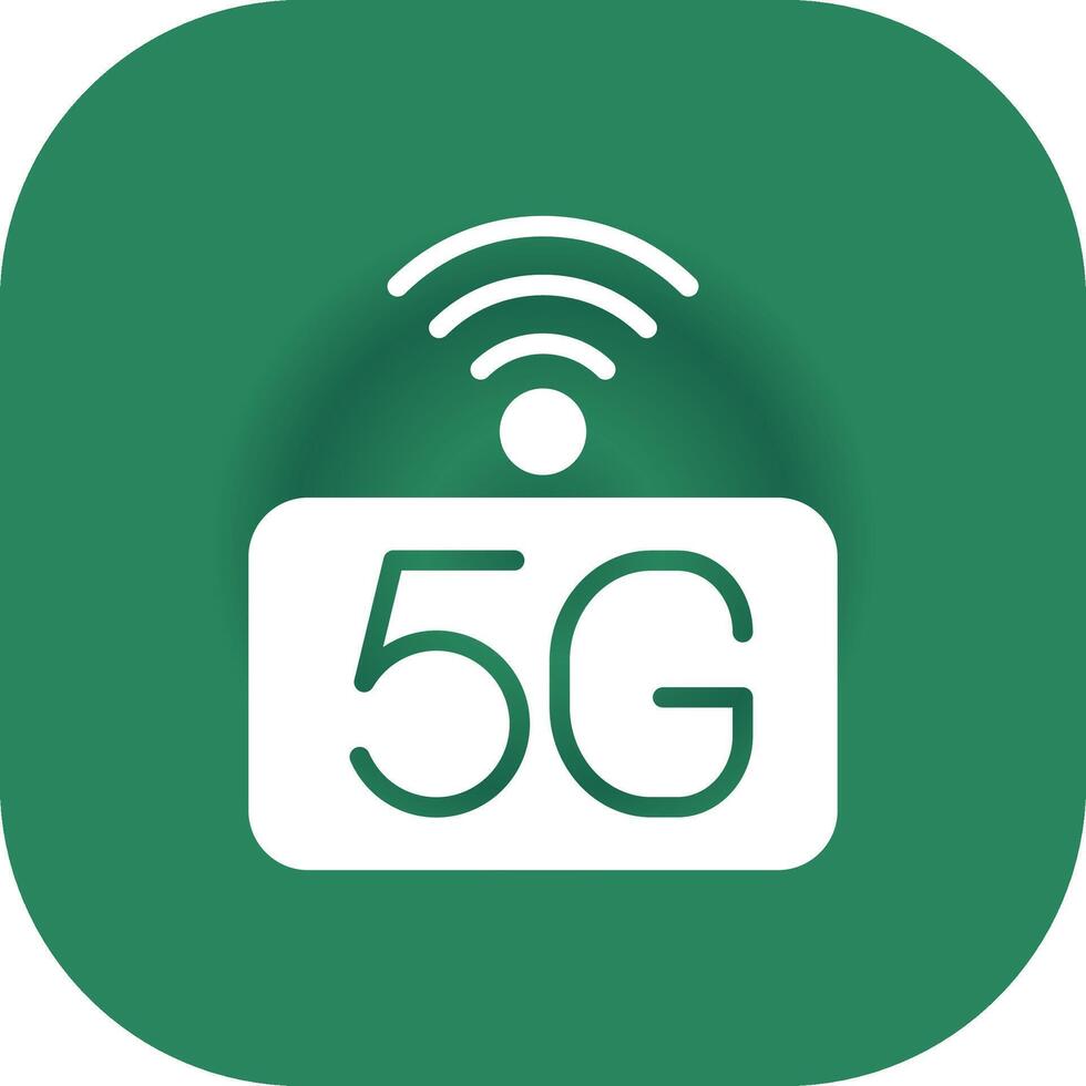 5g red creativo icono diseño vector