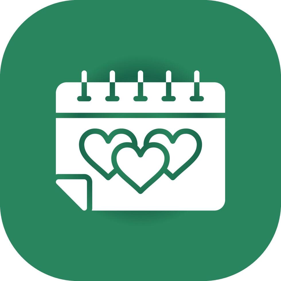 Wedding Day Creative Icon Design vector