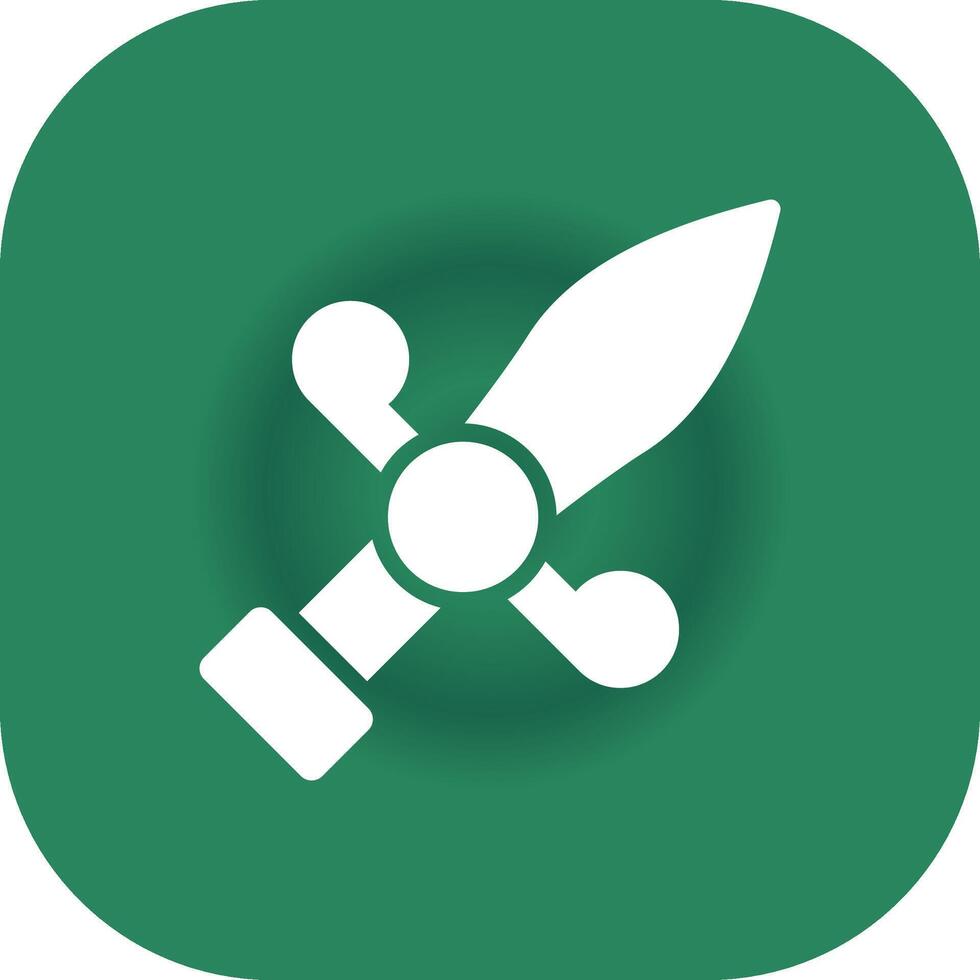 Dagger Creative Icon Design vector