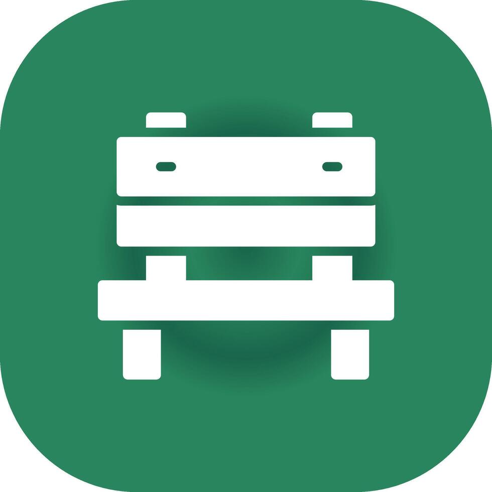 Bench Creative Icon Design vector