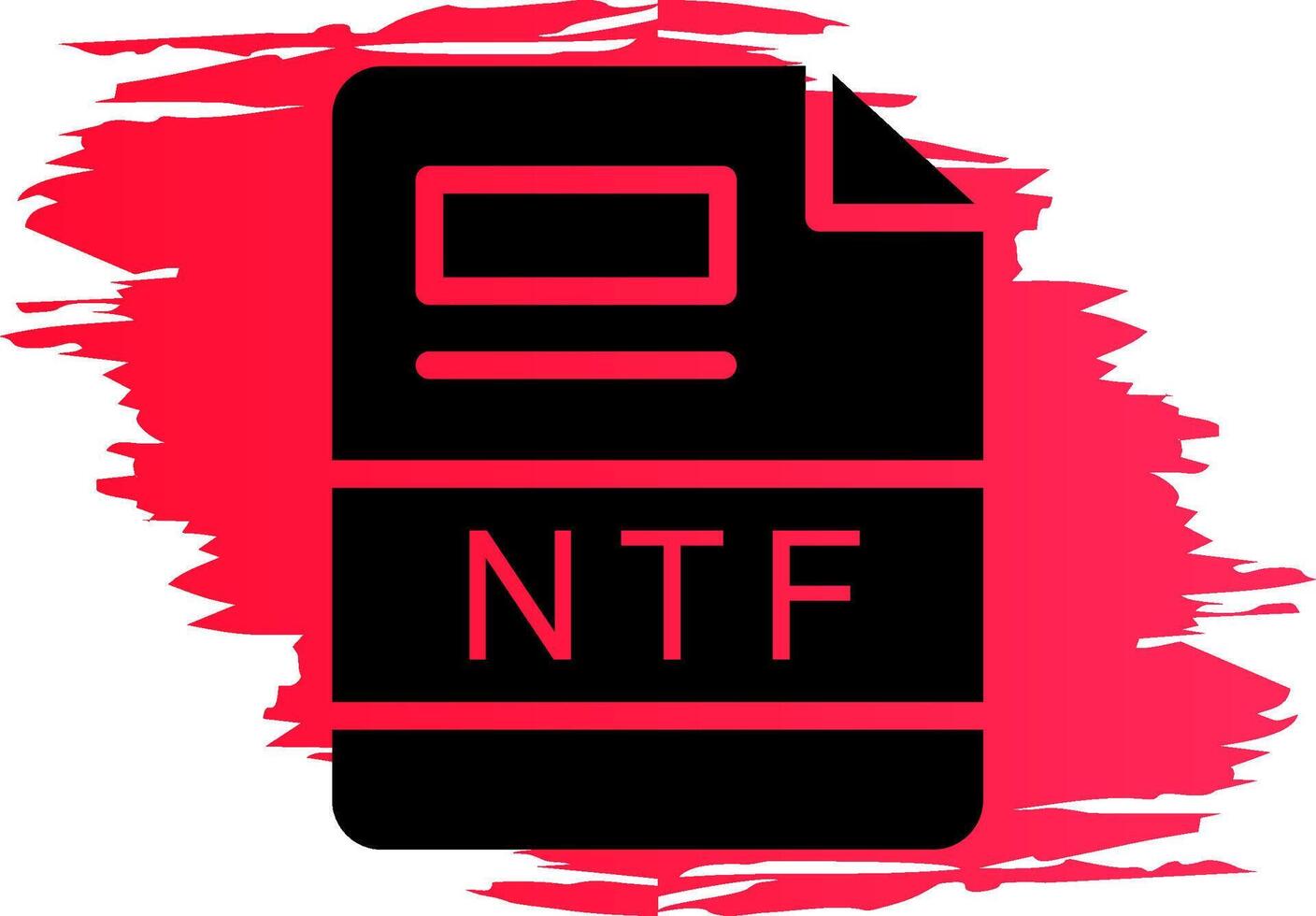 NTF Creative Icon Design vector