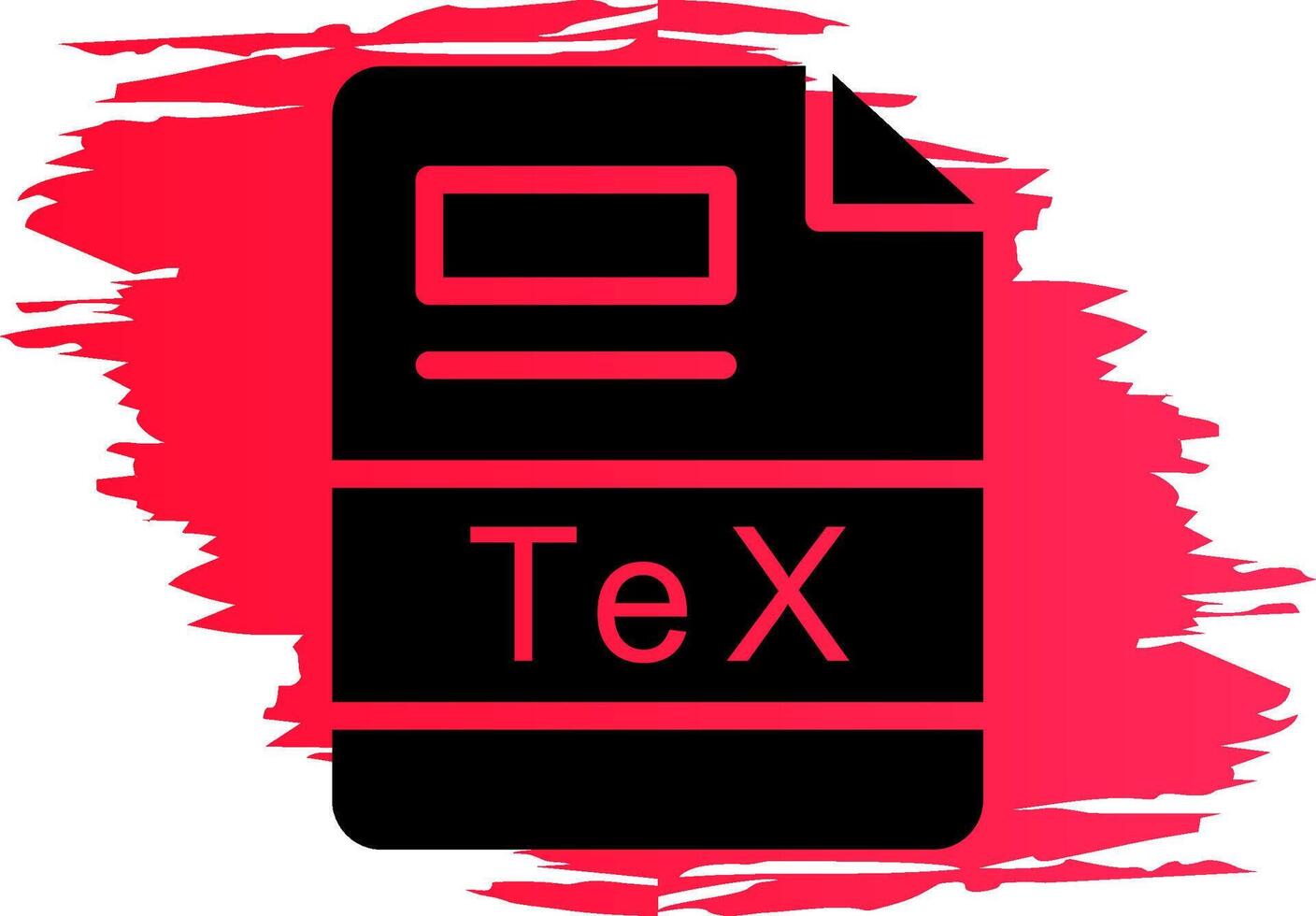 TeX Creative Icon Design vector