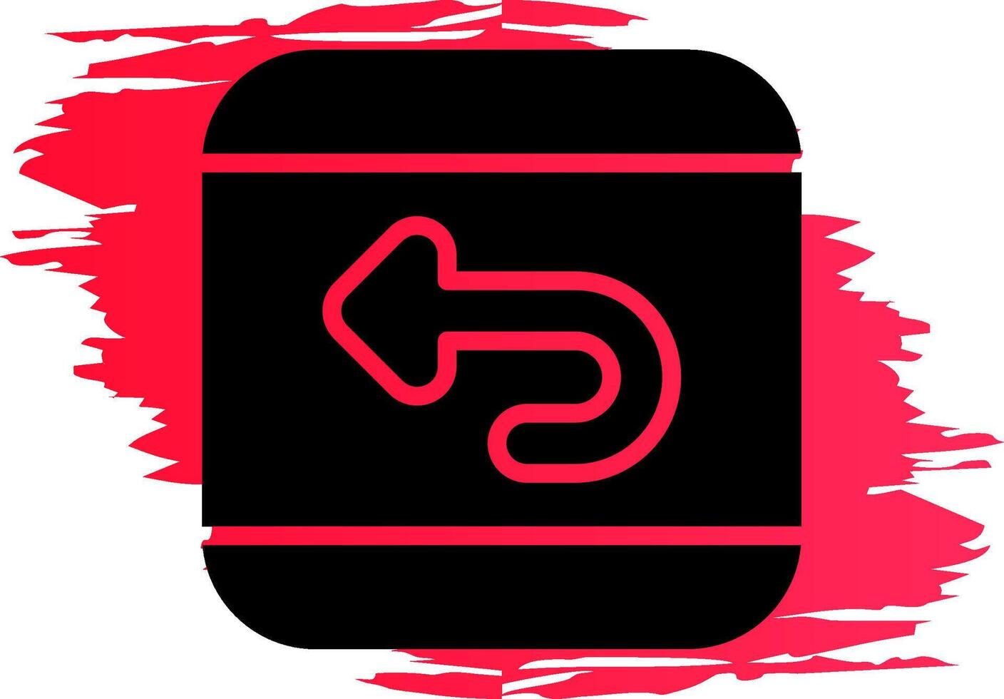 Undo Creative Icon Design vector