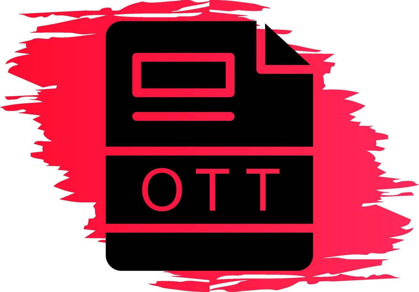 OTT Creative Icon Design vector