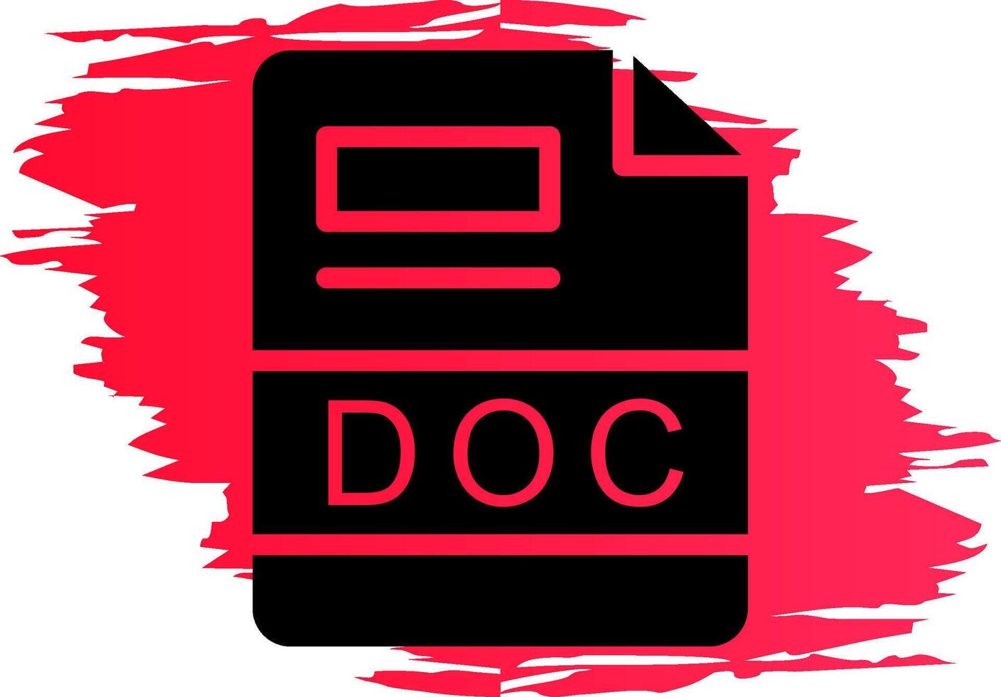 DOC Creative Icon Design vector