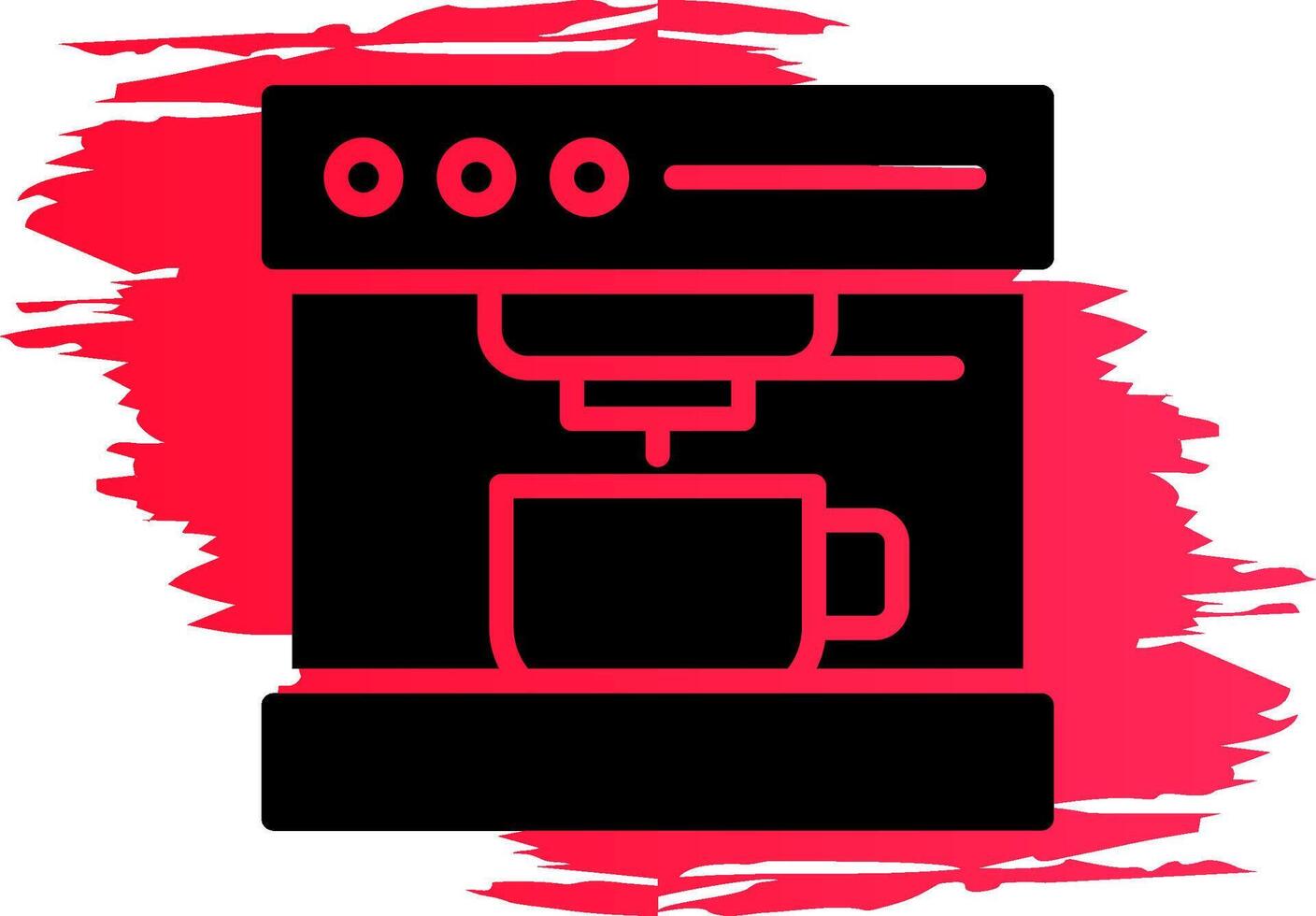 Coffee Machine Creative Icon Design vector