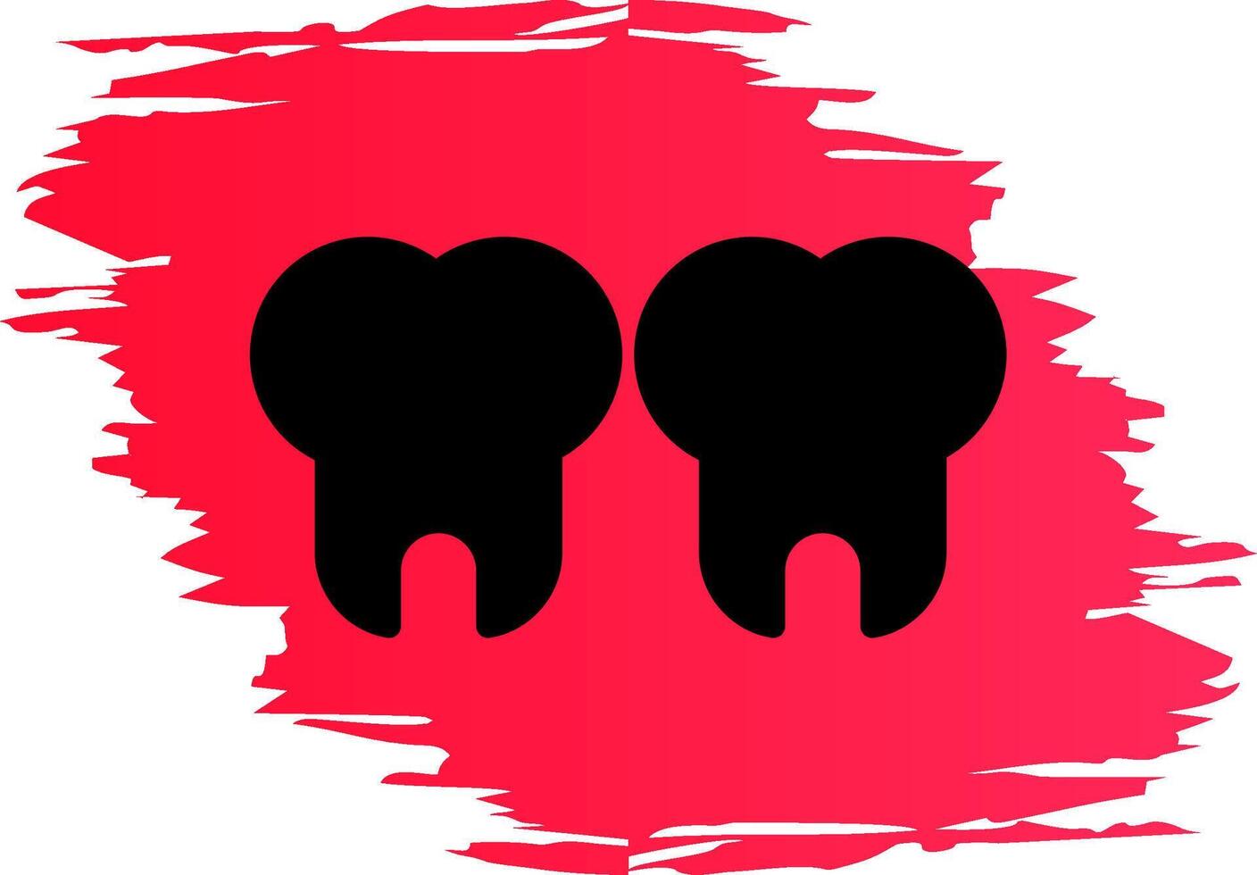 Tooths Creative Icon Design vector