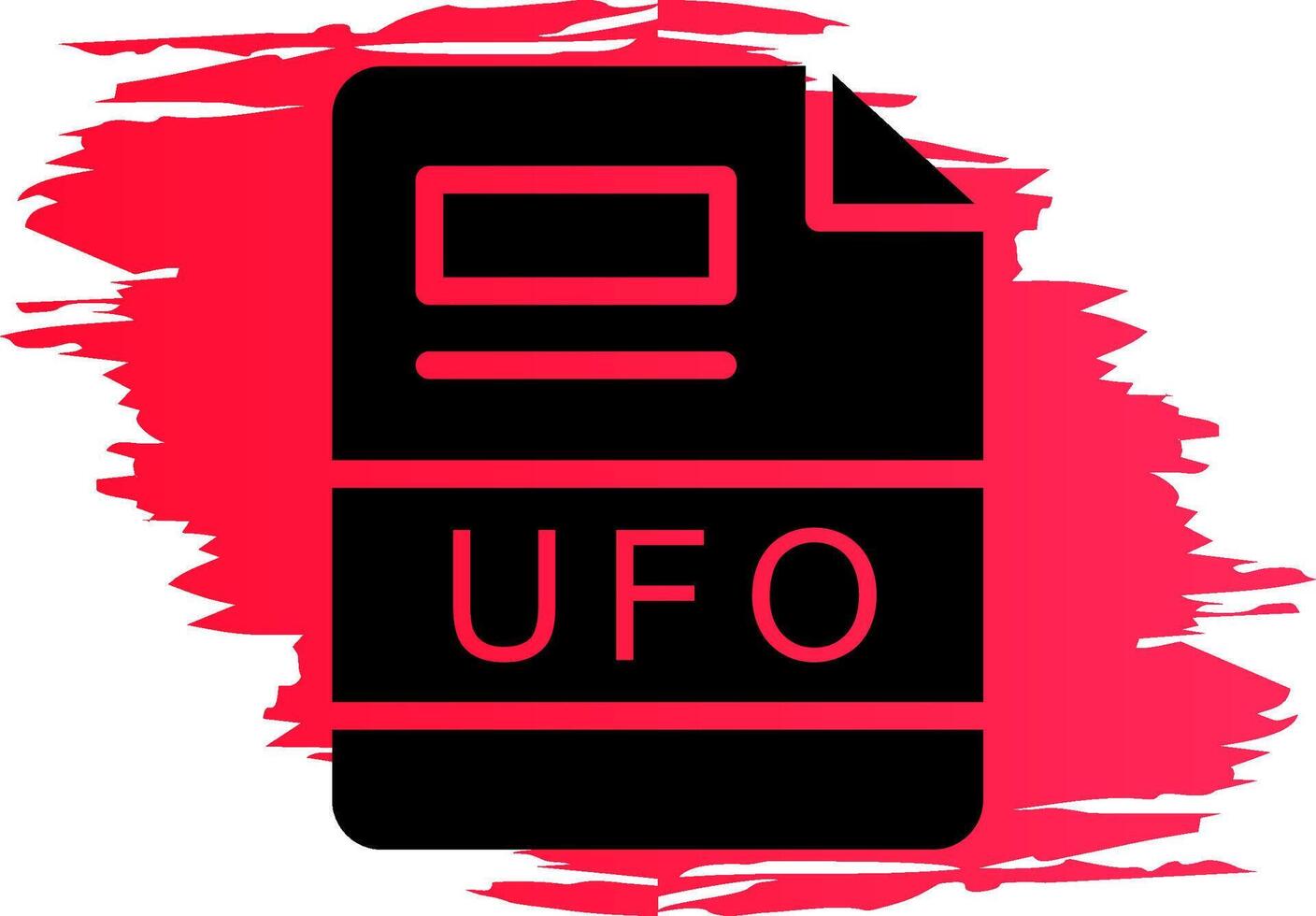 UFO Creative Icon Design vector