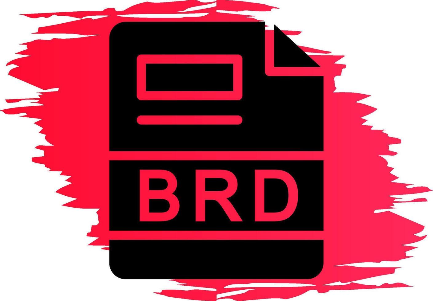 BRD Creative Icon Design vector