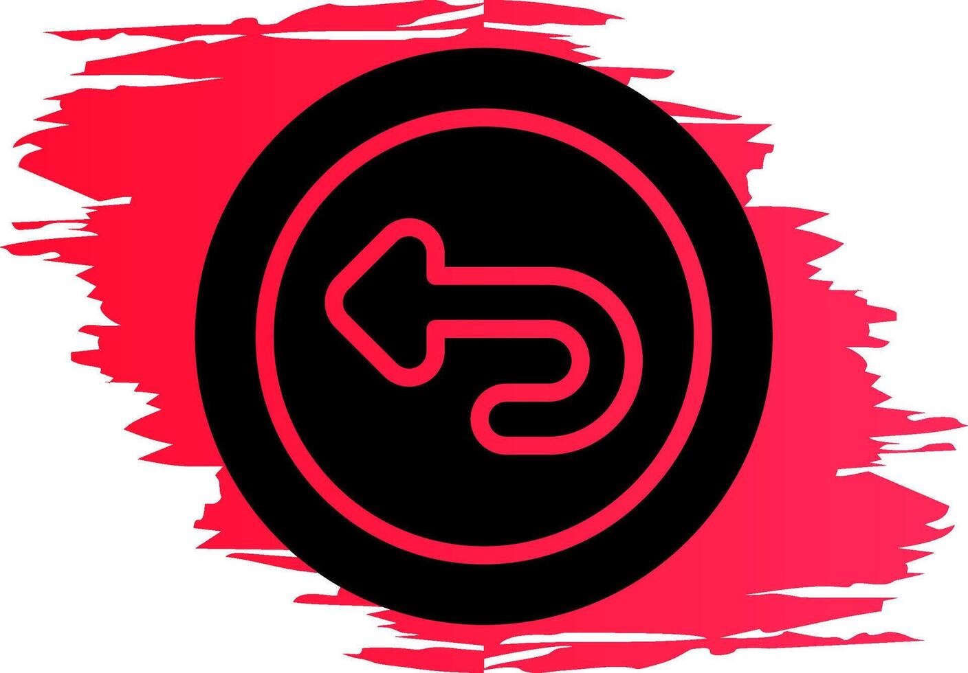 Undo Creative Icon Design vector