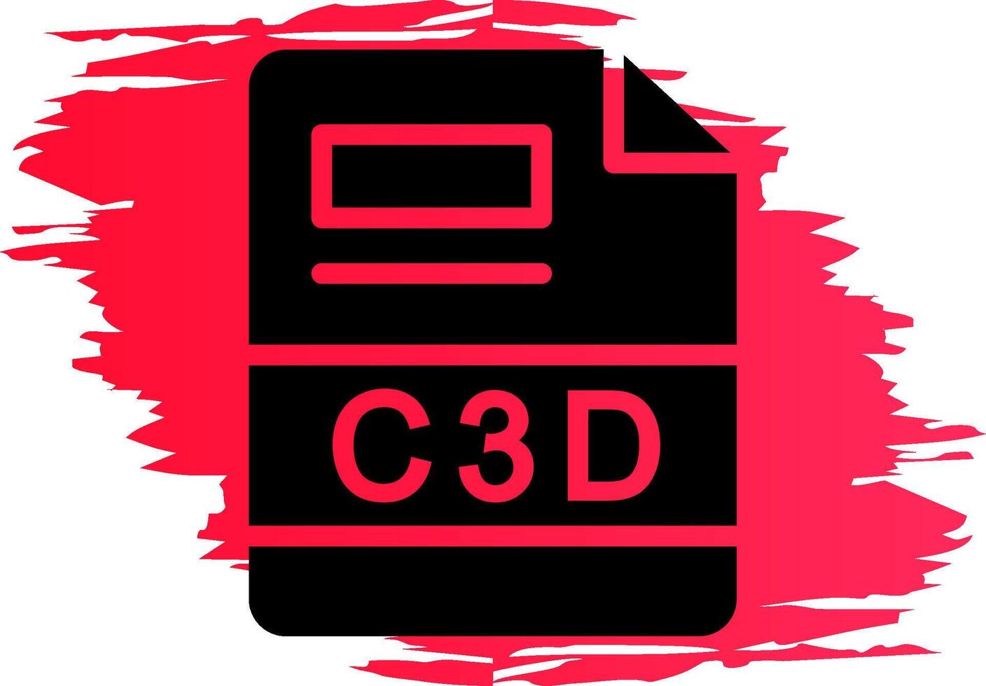 C3D Creative Icon Design vector