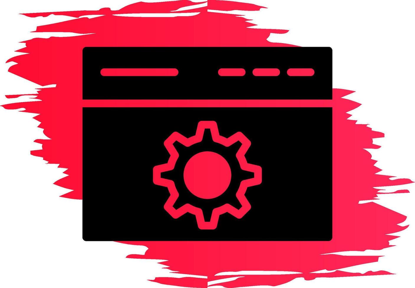 Browser Setting Creative Icon Design vector