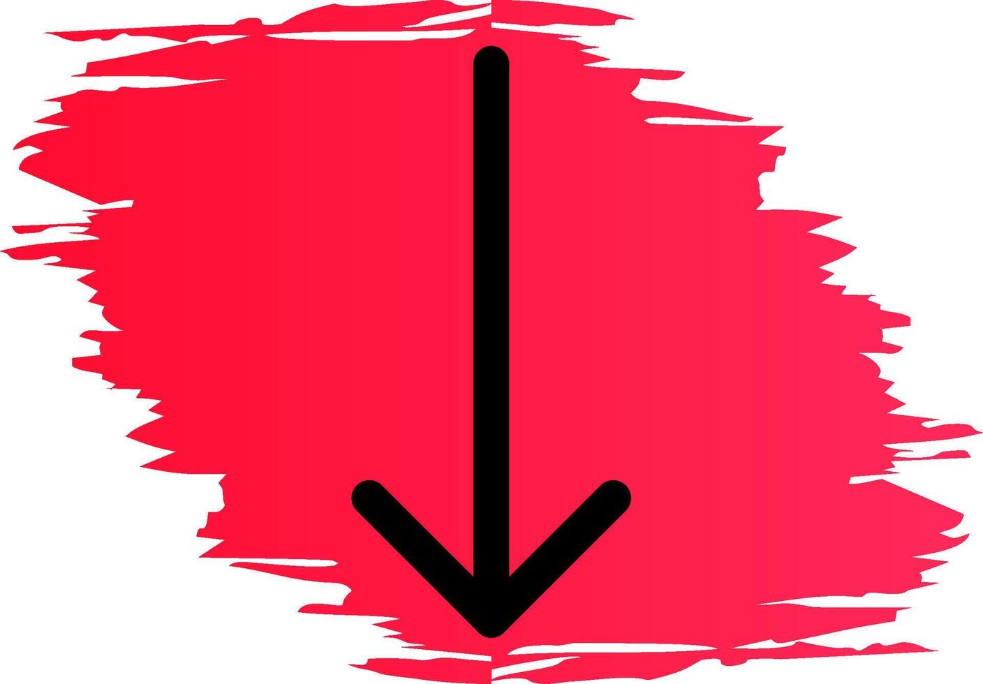 Down Arrow Creative Icon Design vector