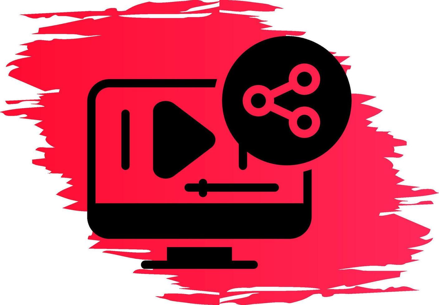 Content Sharing Creative Icon Design vector