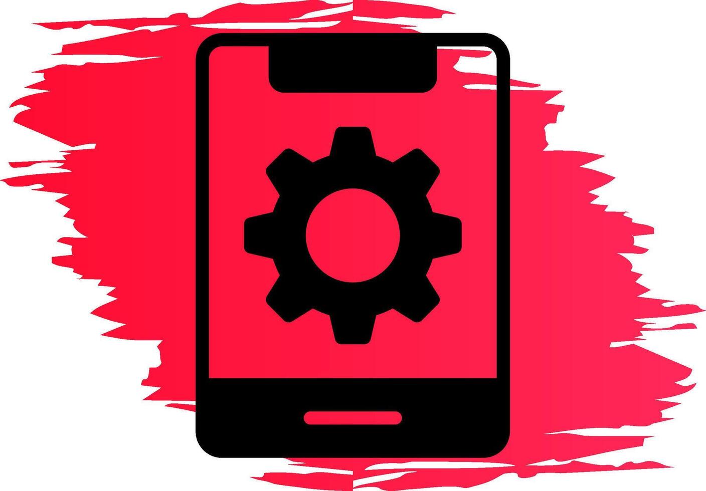 Mobile Setting Creative Icon Design vector