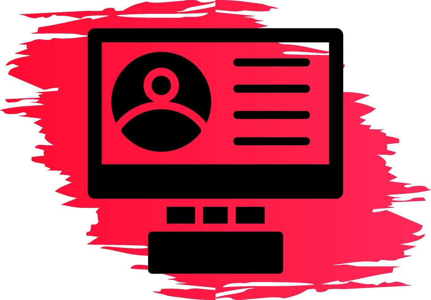 Profile Creative Icon Design vector
