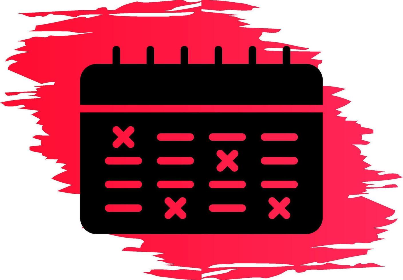 Schedule Creative Icon Design vector