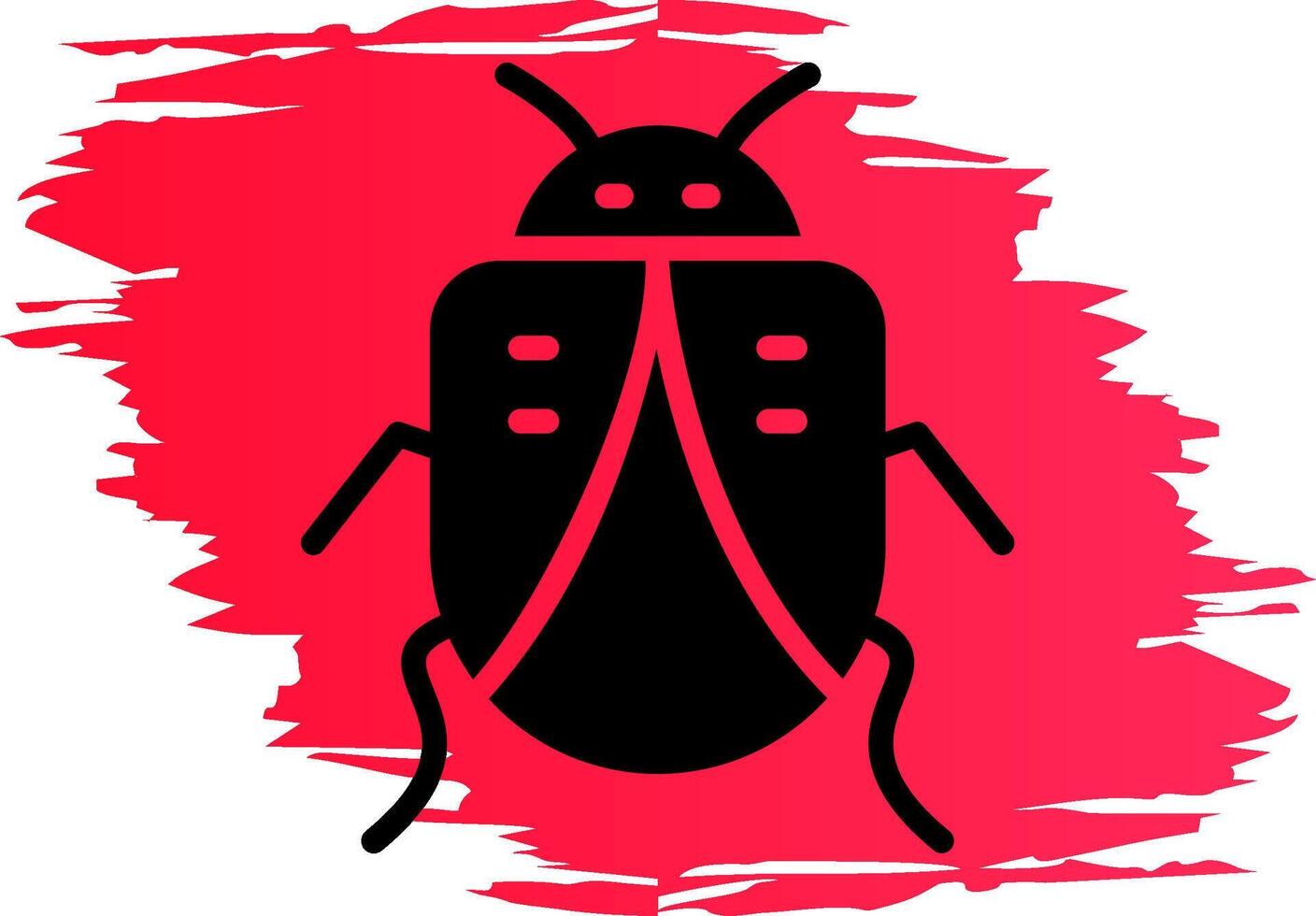 Bug Creative Icon Design vector