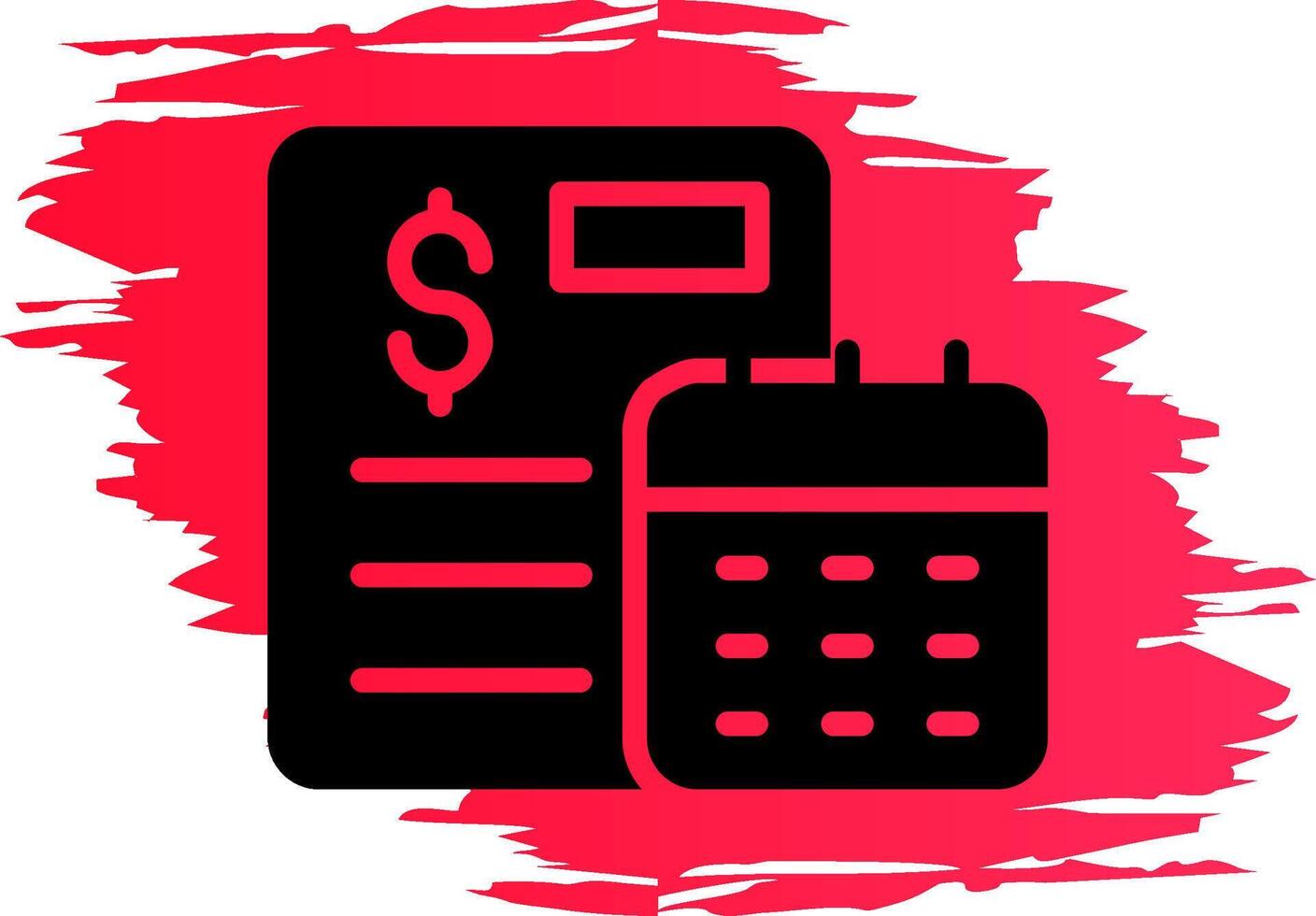 Yearly Sales Report Creative Icon Design vector