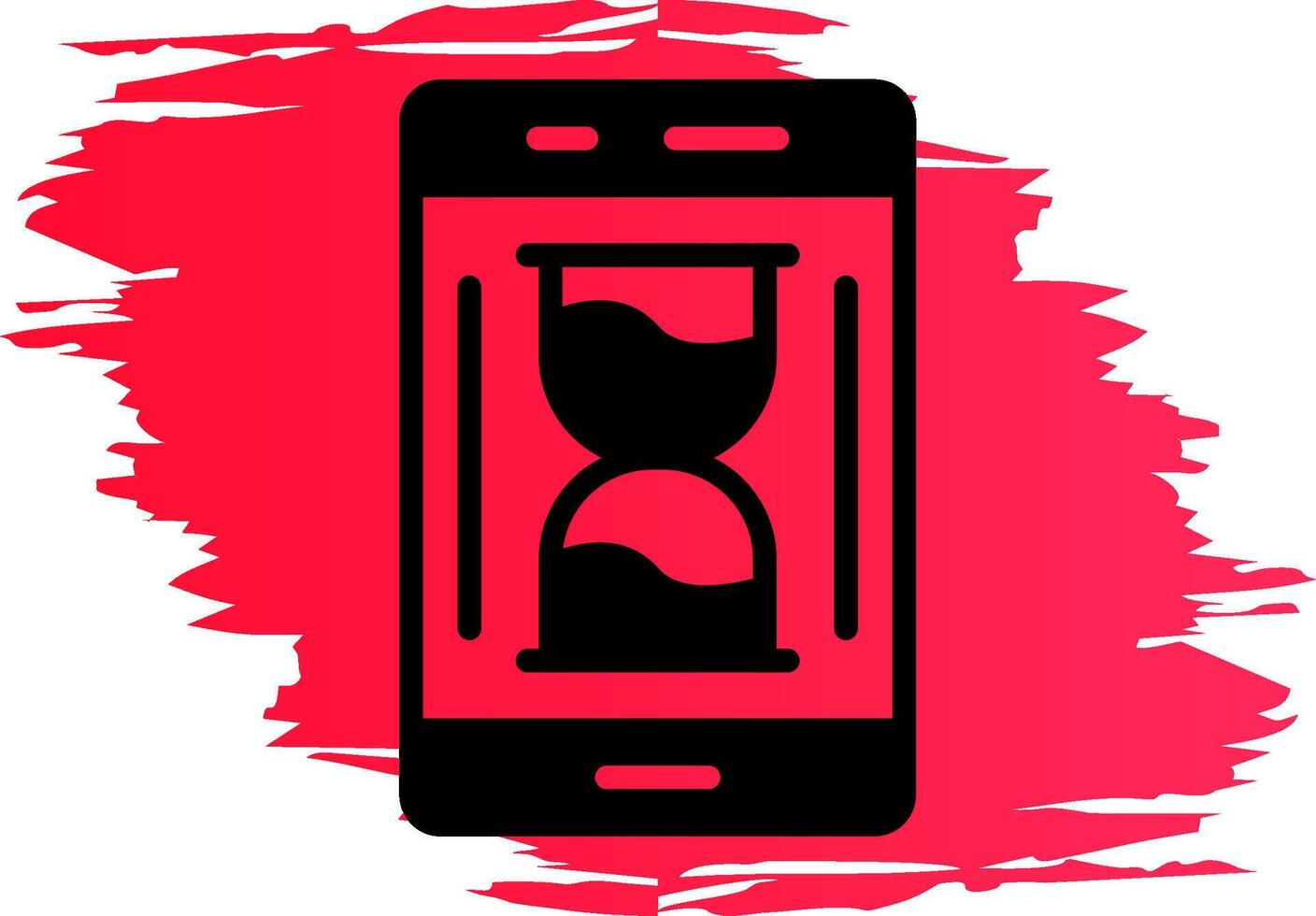 Time Tracker App Creative Icon Design vector