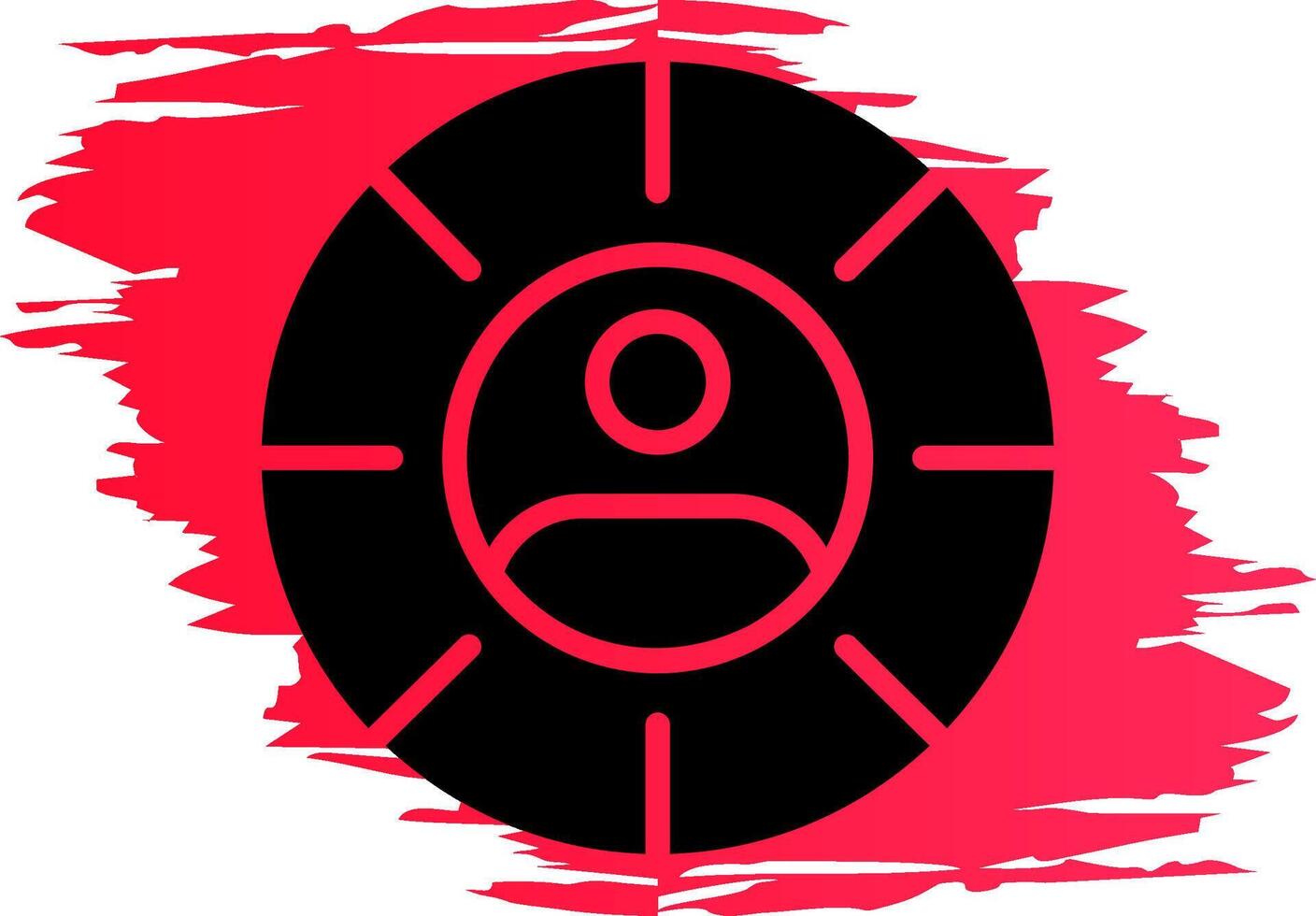 Targeting Creative Icon Design vector