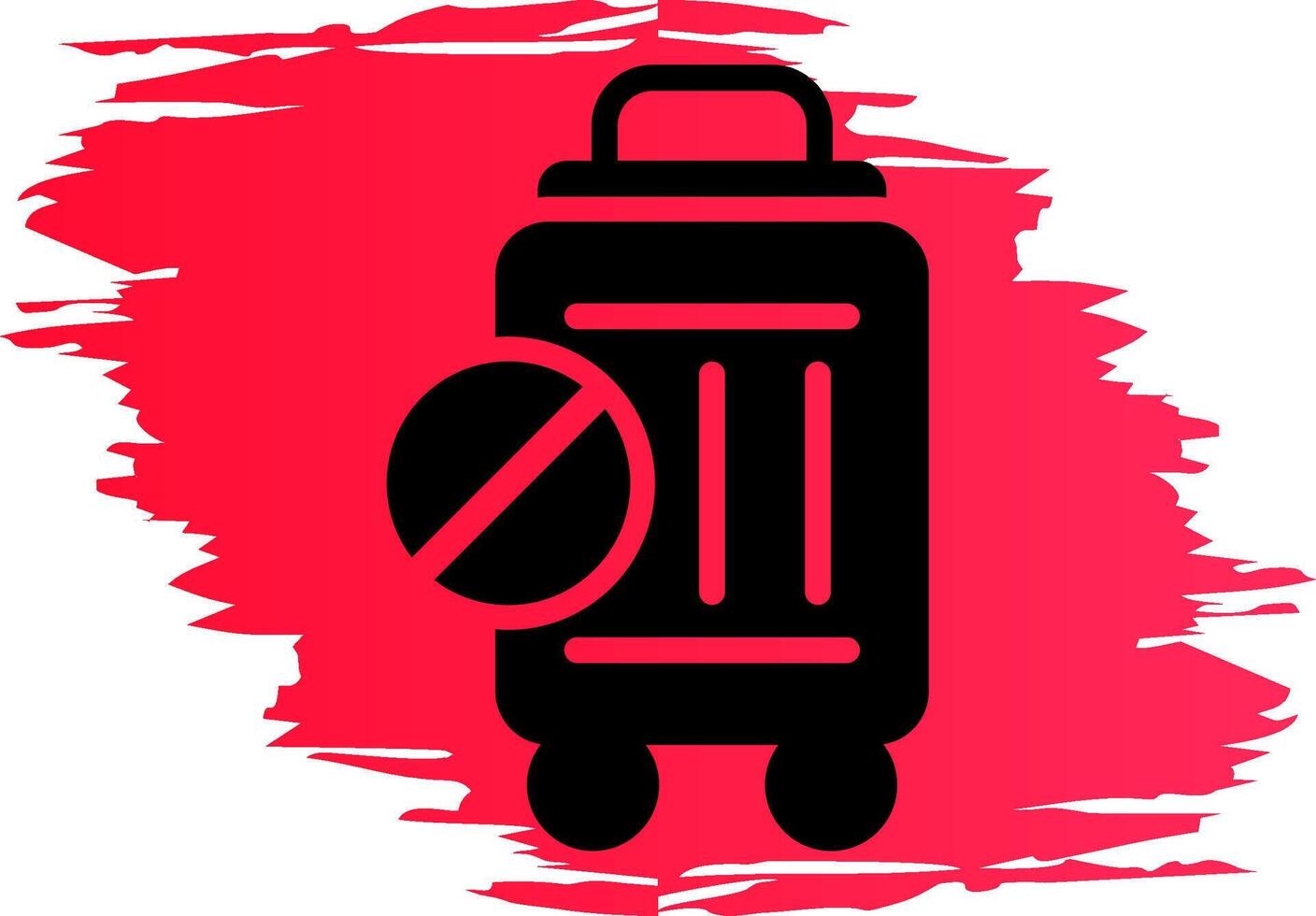 Travel Restrictions Creative Icon Design vector