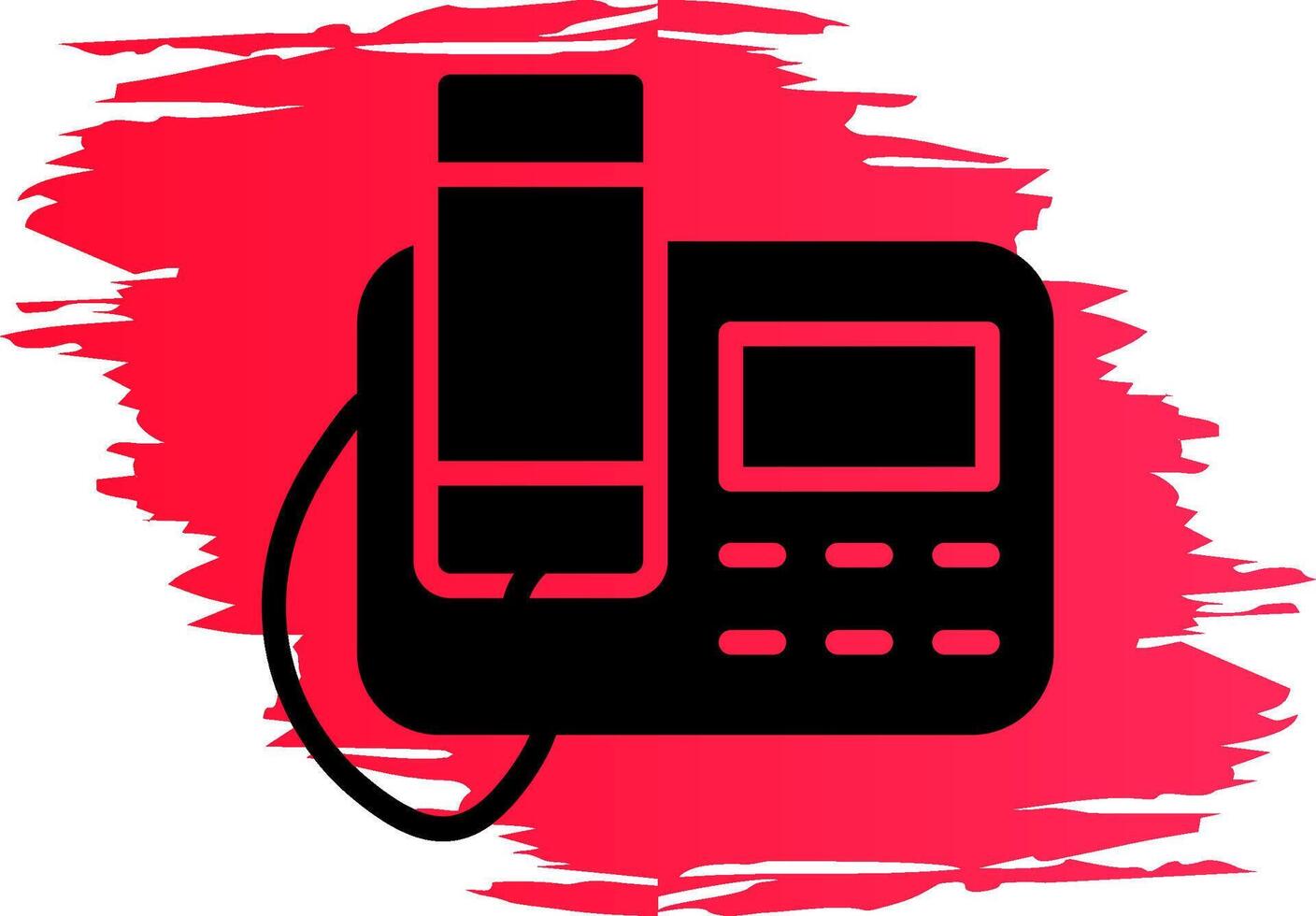 Telephone Creative Icon Design vector