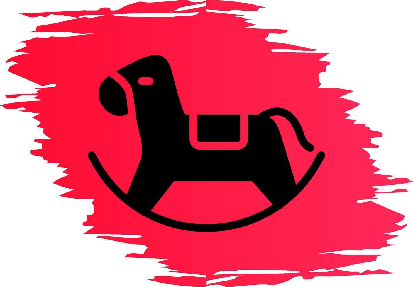 Toy Horse Creative Icon Design vector