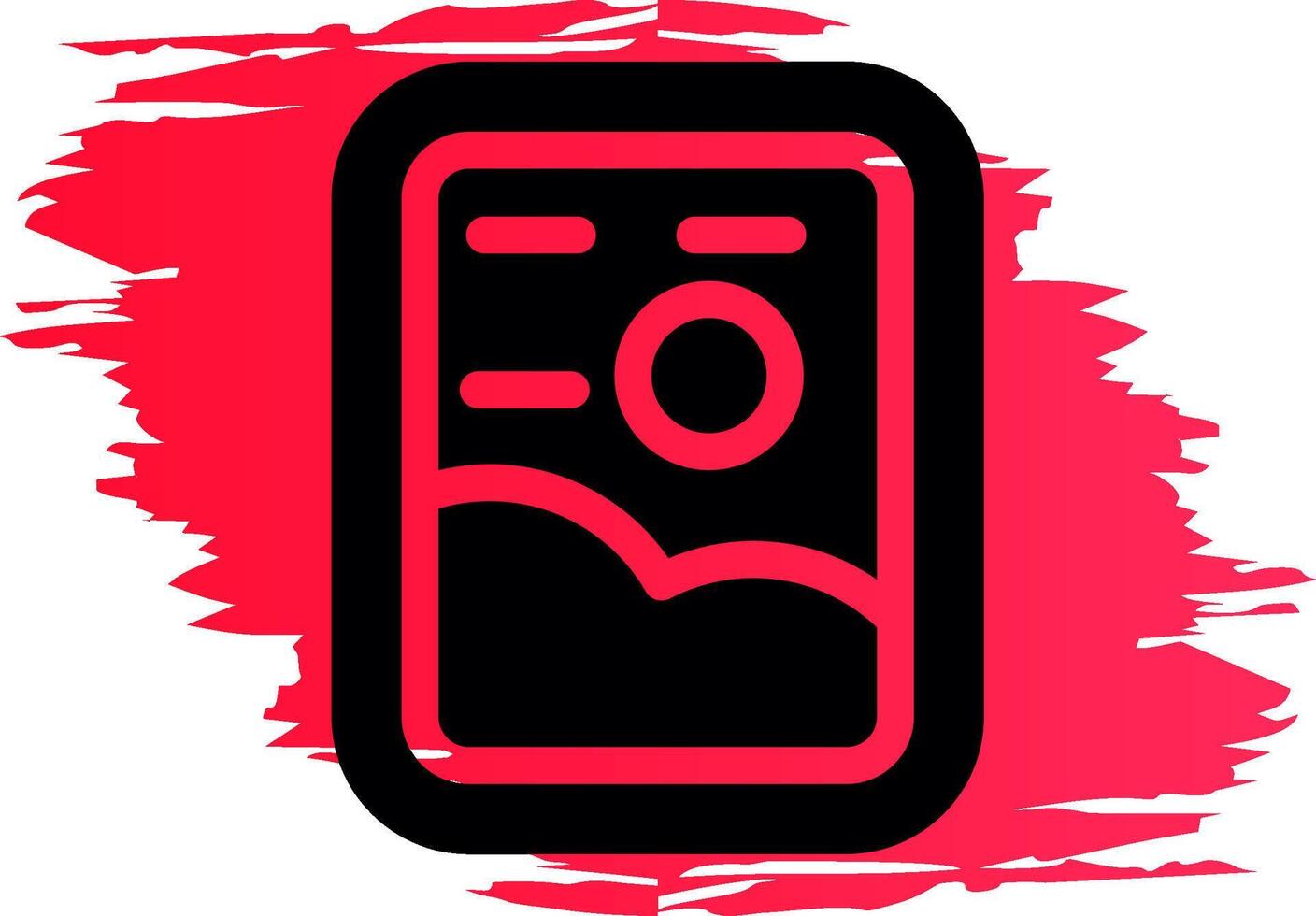 Canvas Creative Icon Design vector