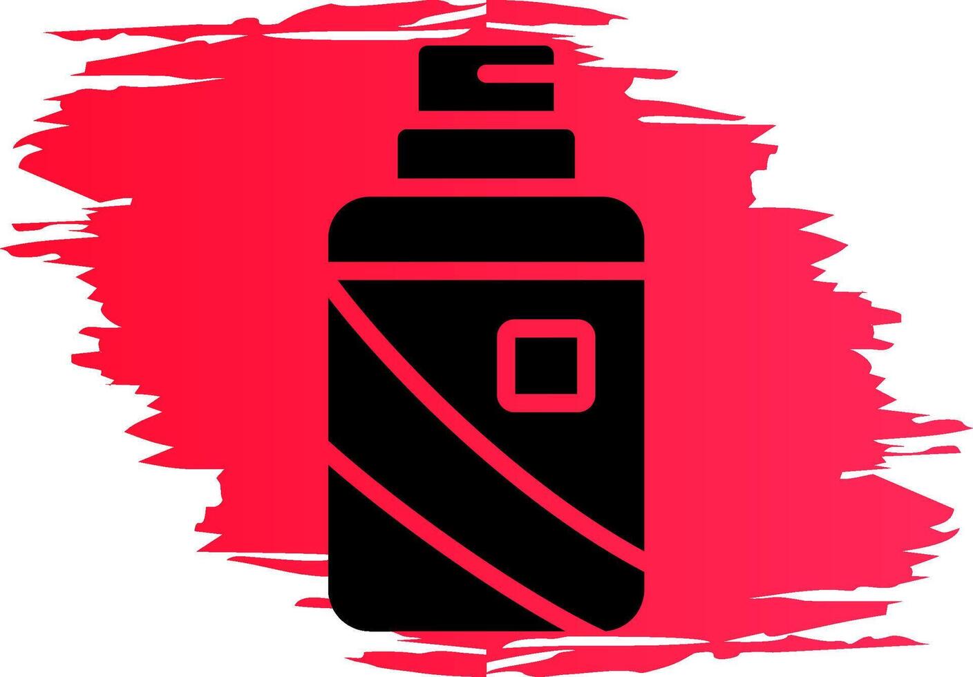 Hair Spray Creative Icon Design vector