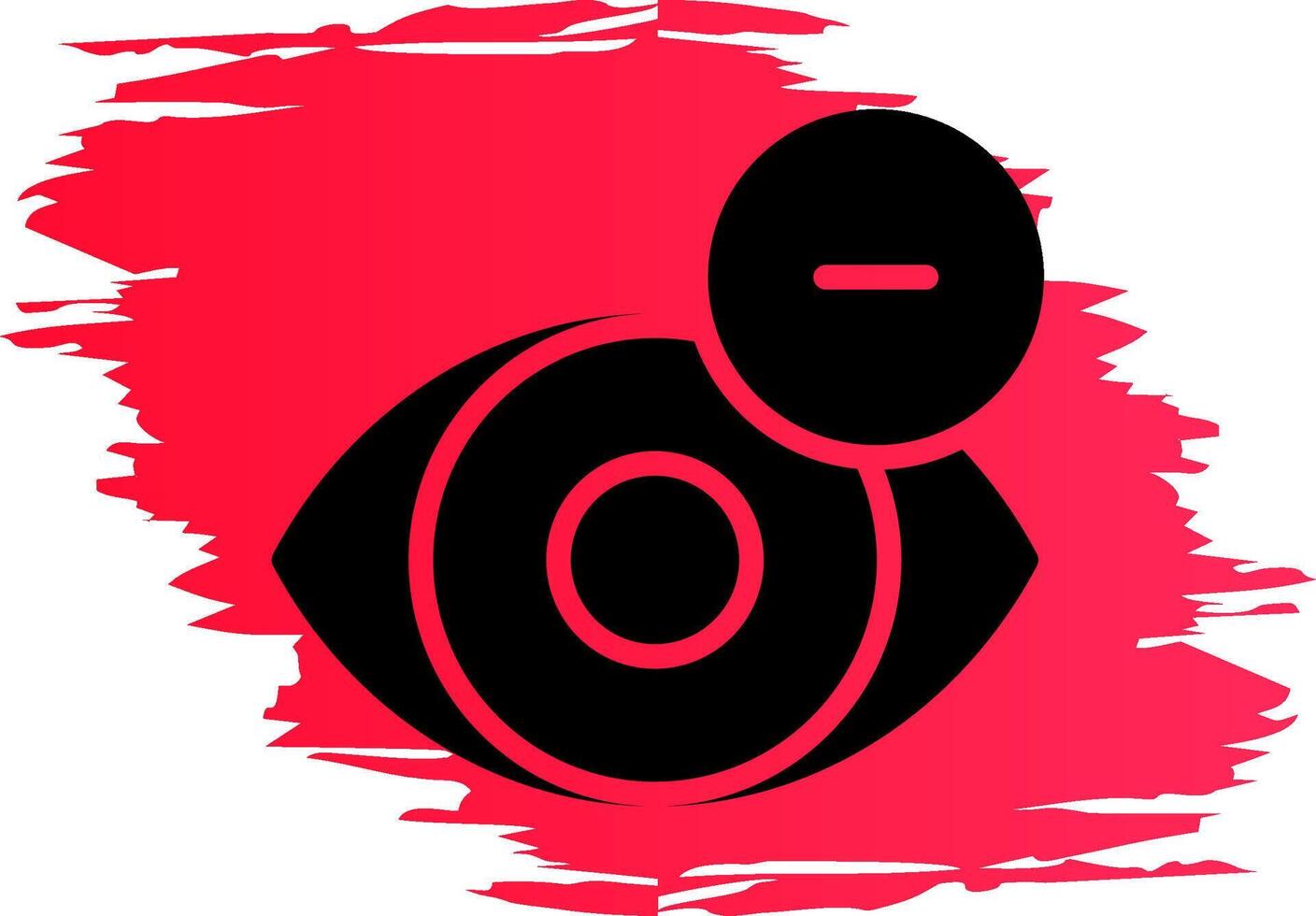 Shortsighted Creative Icon Design vector