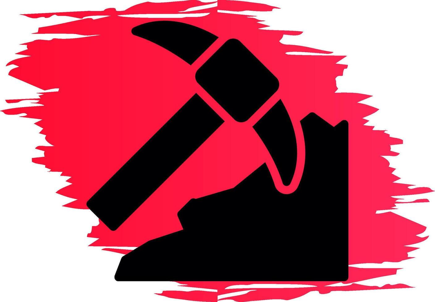 Mining Creative Icon Design vector