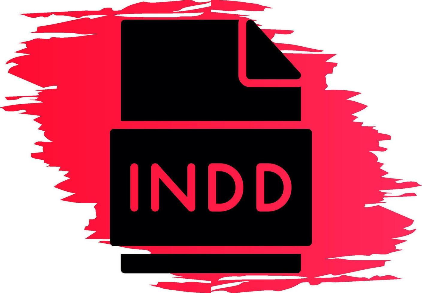 Indd File Creative Icon Design vector