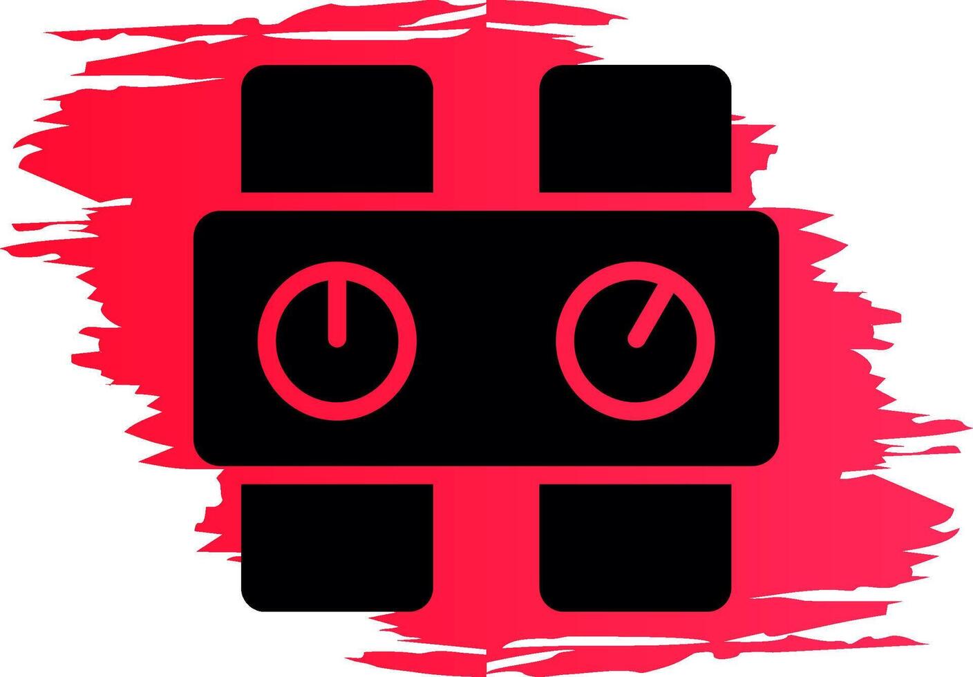 Pressure Gauge Creative Icon Design vector