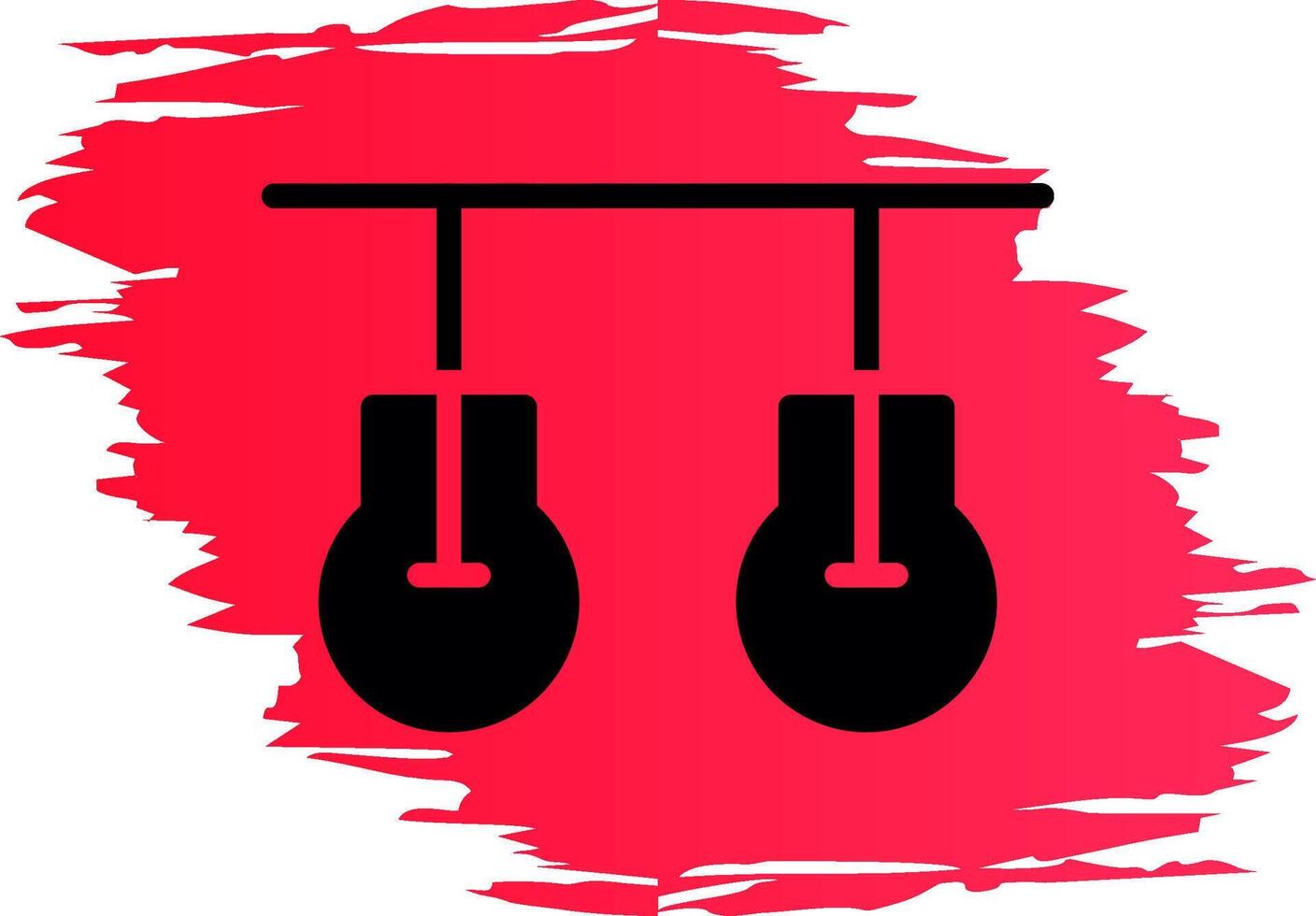 Ceiling Light Creative Icon Design vector
