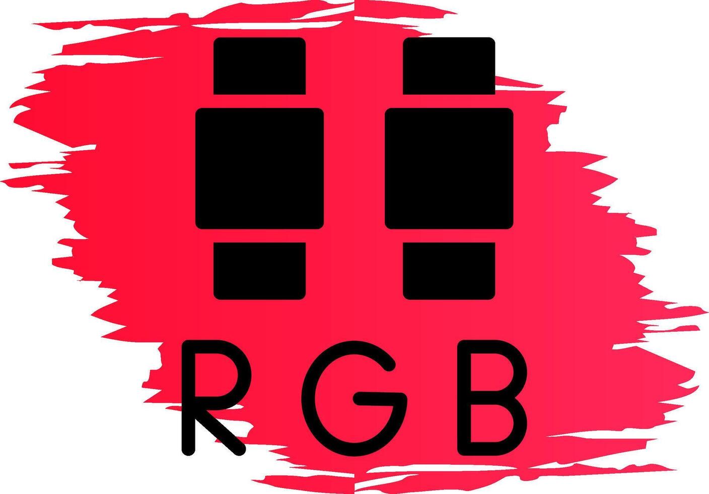 Rgb Creative Icon Design vector