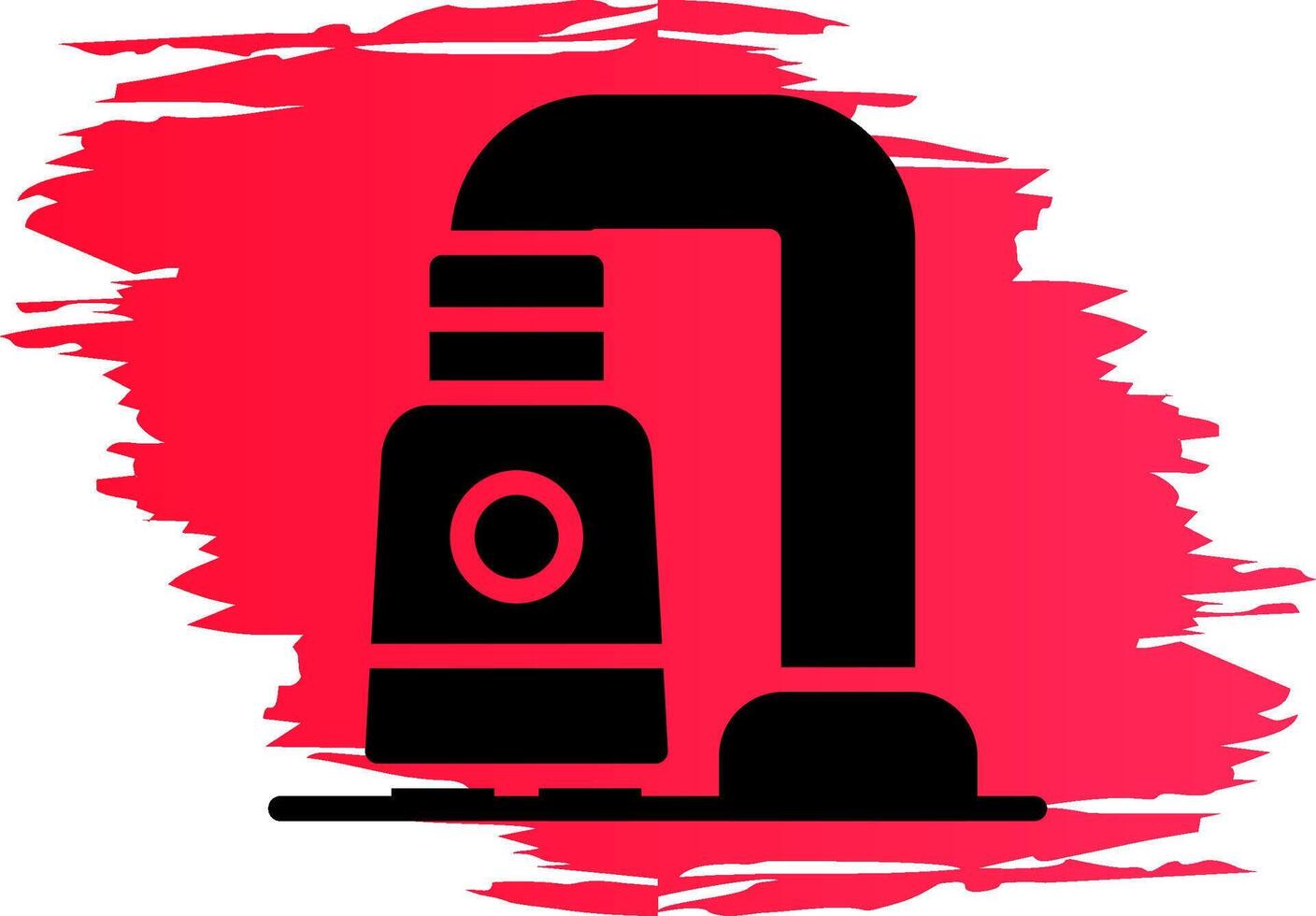 Vacuum Cleaner Creative Icon Design vector