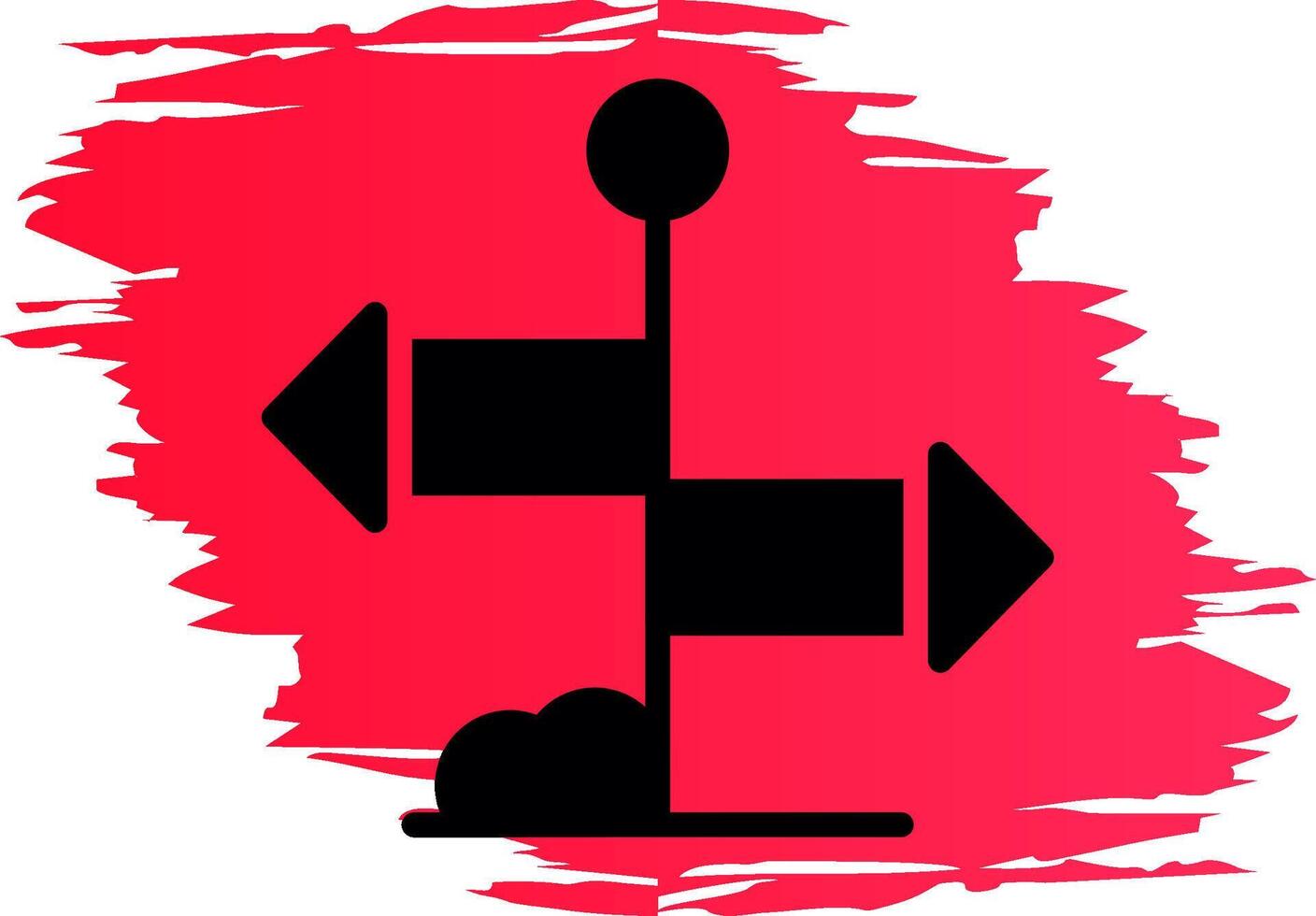 Direction Creative Icon Design vector