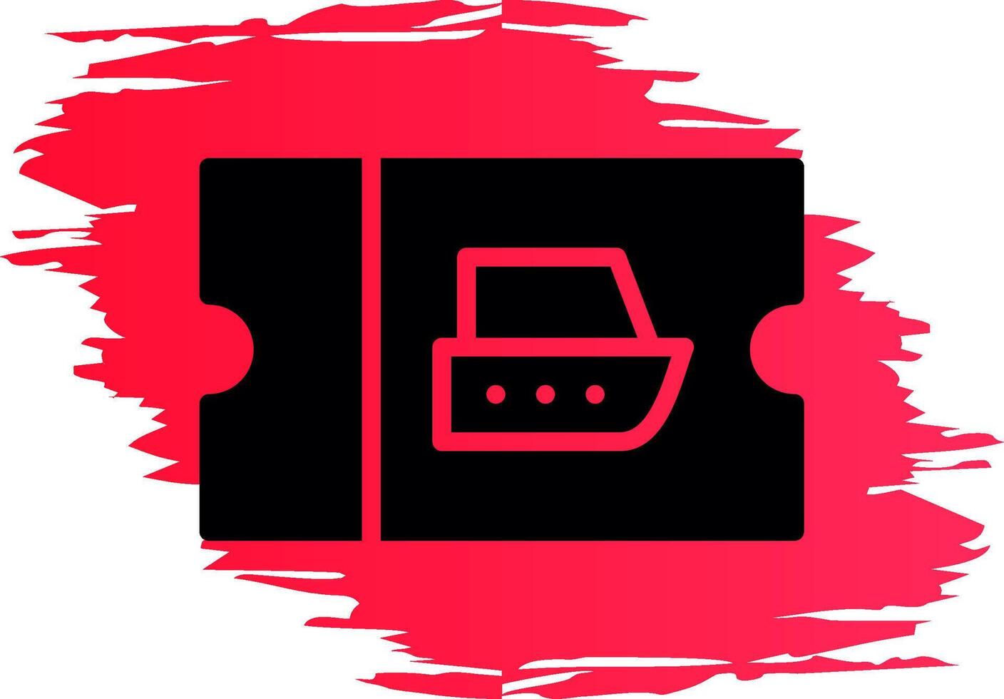 Ticket Creative Icon Design vector