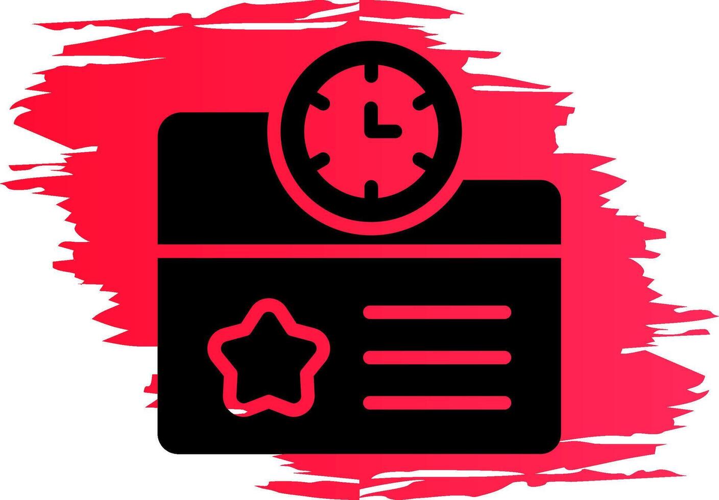 Project Deadline Creative Icon Design vector