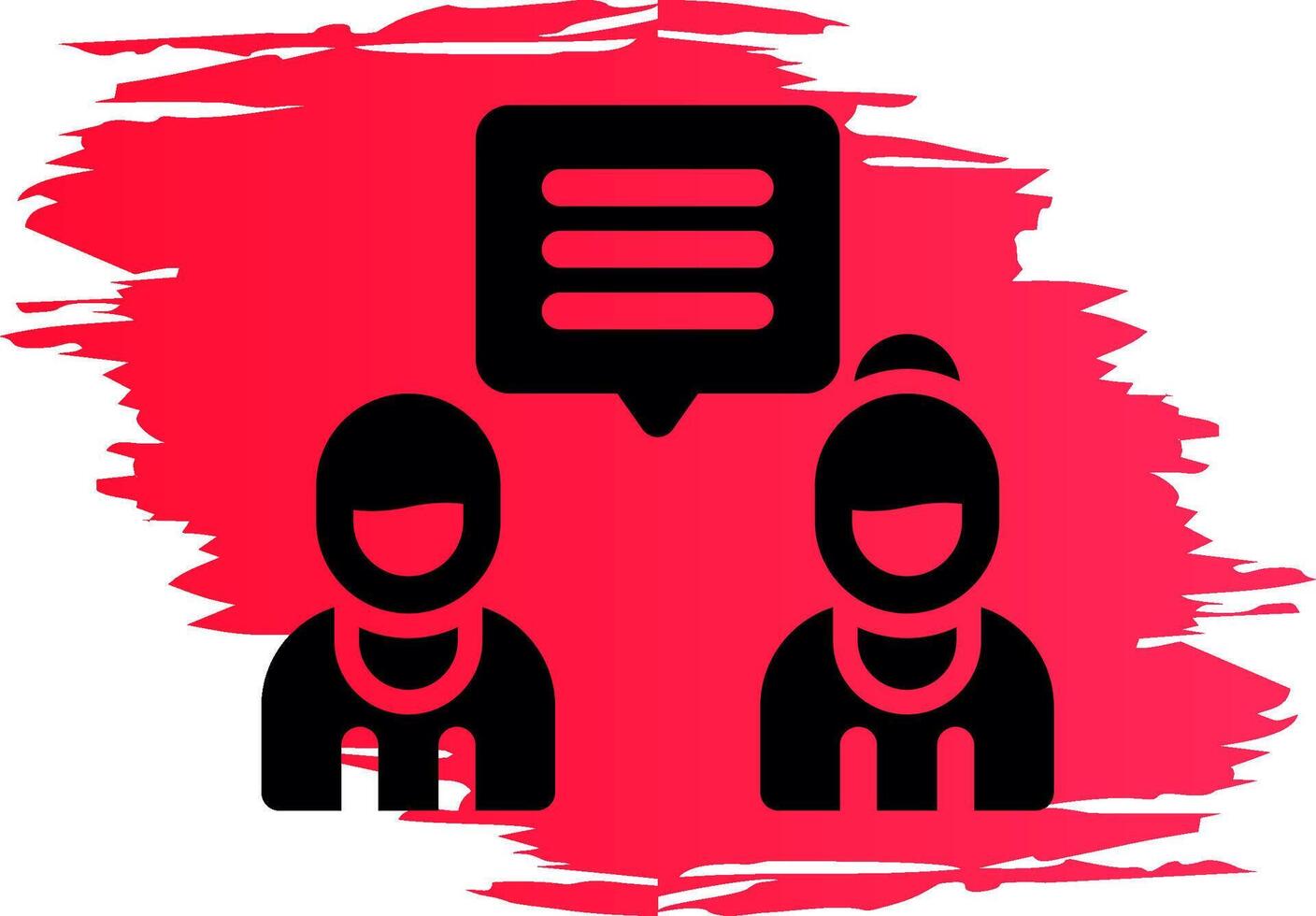 Discuss Creative Icon Design vector