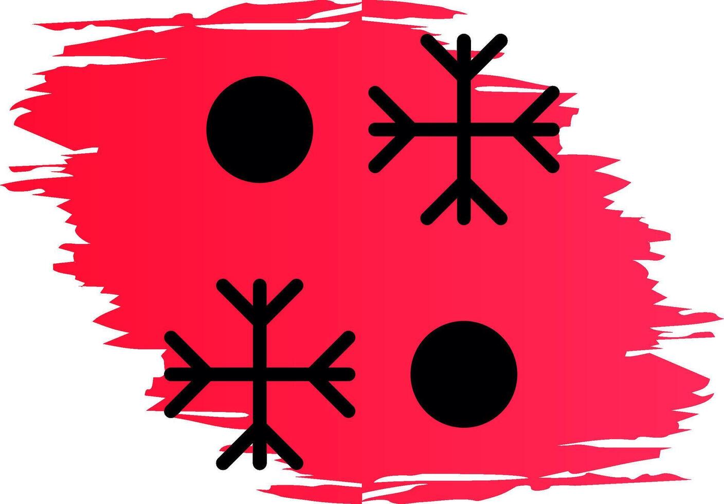 Snowflake Creative Icon Design vector