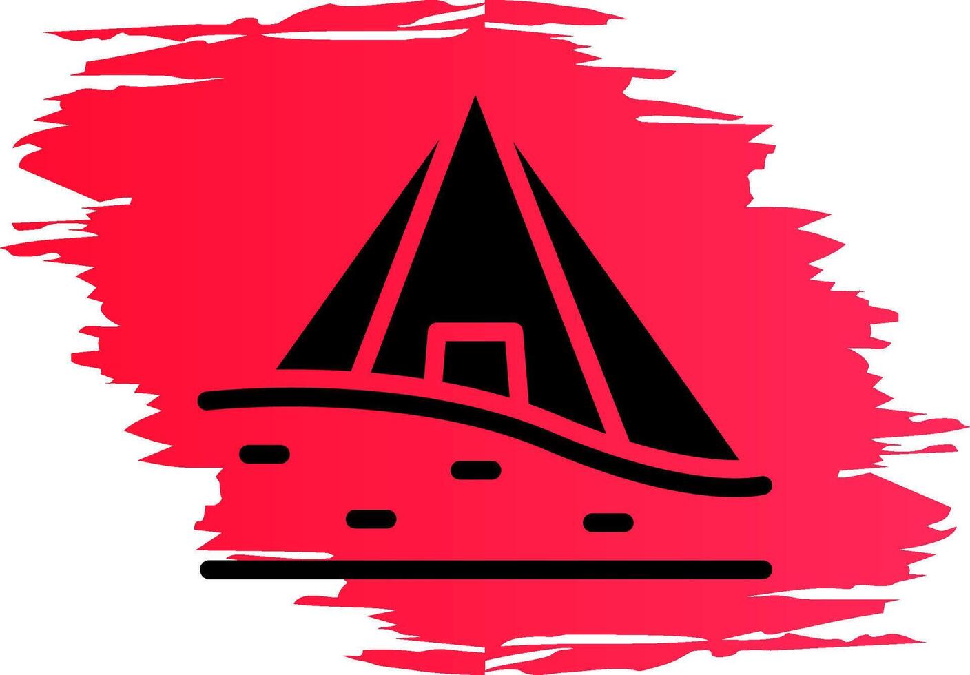 Pyramid Creative Icon Design vector